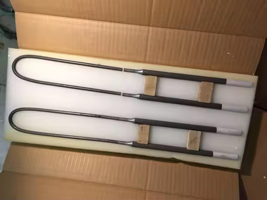 1800 derece silikon molibden çubukları MoSi2 Muffle fırını için ısıtıcı eleman