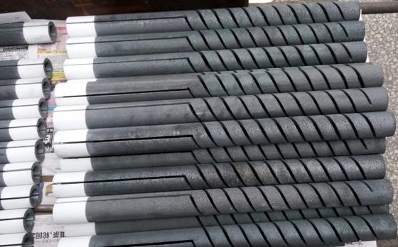 U W I Tipi Yüksek sıcaklıklı SIC ısıtıcı fırın için silikon karbid ısıtıcı elemanlar