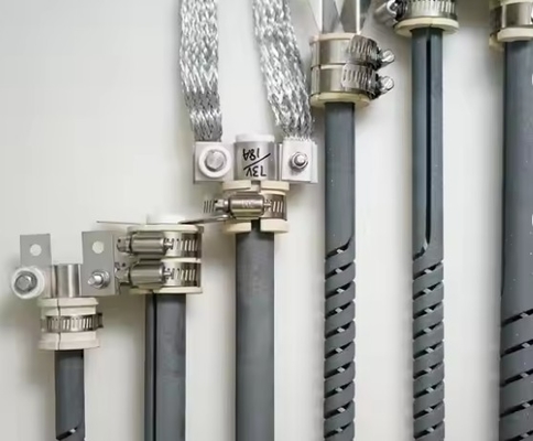 1625°C Scr Tipi Sic Silikon Karbür Isıtma Elemanları Sic Muffle Fabrikası İçin