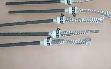 1625°C Çeşitli Fırınlar İçin Çift Spiral SGR Tipi Sic Isıtma Elementi