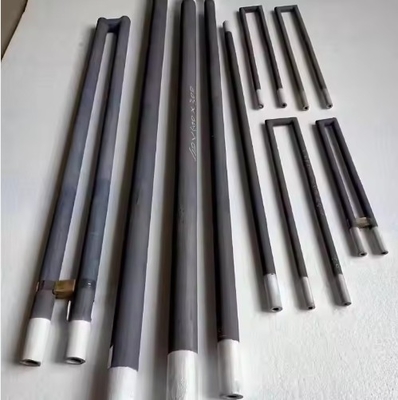 Yeni 1400°C SiC Elektrik boru fırını Su Isıtıcısı U Tipi Dia20mm Isıtma elemanları