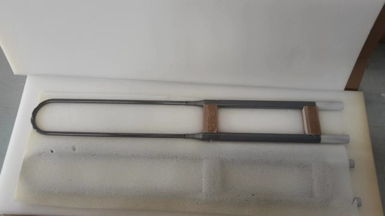 Molibden Disilikit Elektrik Isıtma Elementi Düz U W Tipi Mosi2 Fırın Isıtması