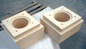 Cam erime fırınları için zirkon silikat tuğlaları