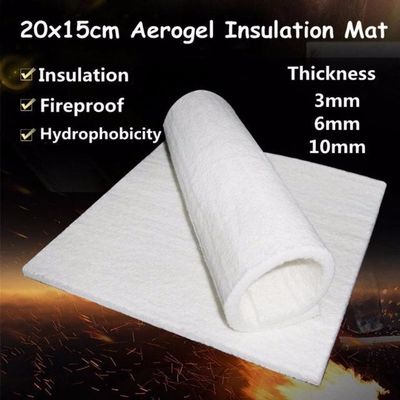 Bina ve Ekipman Yalıtımı Endüstriyel Fırın Gövdesi için 10mm 20mm 30mm Aerojel Panel