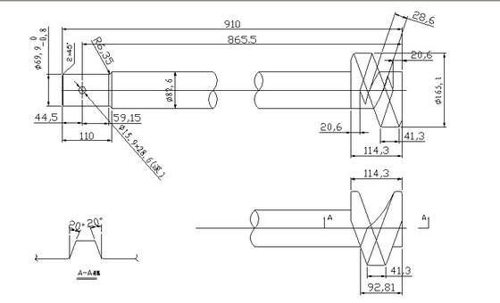 Cam Üretimi İçin Zirkonya Karıştırıcılar ve İticiler, Refrakter Karıştırıcı / Karıştırıcı Kaplama Fayansları