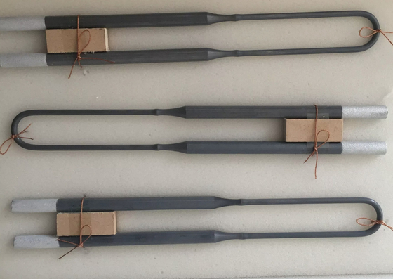 1700C Mosi2 Ferrit, Steatit, Titanat, Fayans, Refrakter Ateşleme Elemanları